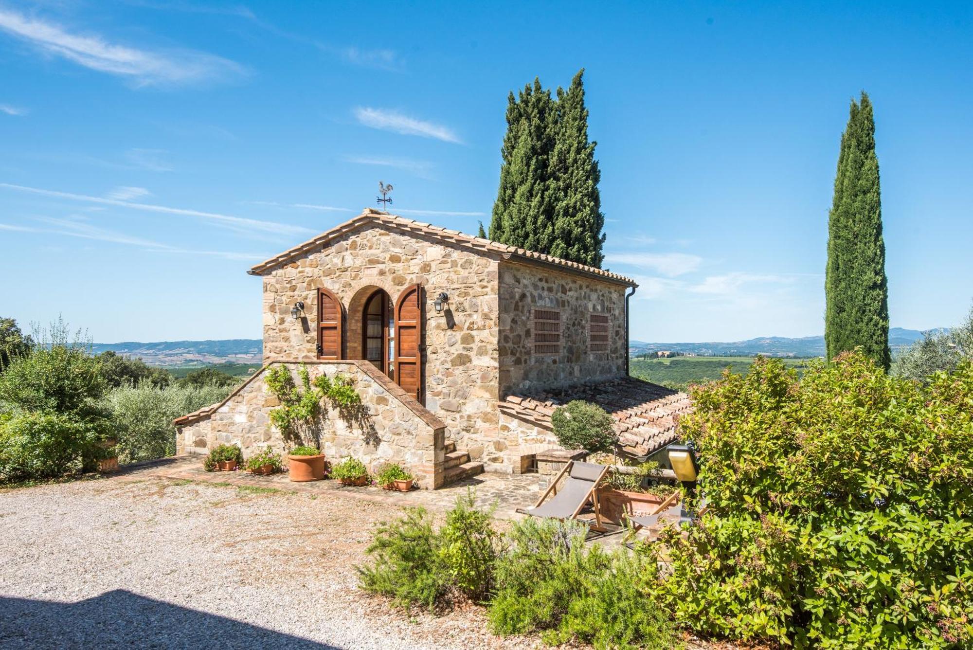 Ginepro Podere Giardino Bauernhof Montalcino